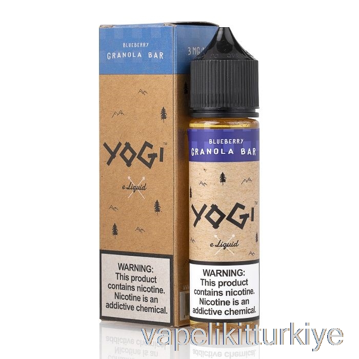 Vape Elektronik Sigara Yaban Mersini Granola Bar - Yogi E-sıvı - 60ml 3mg